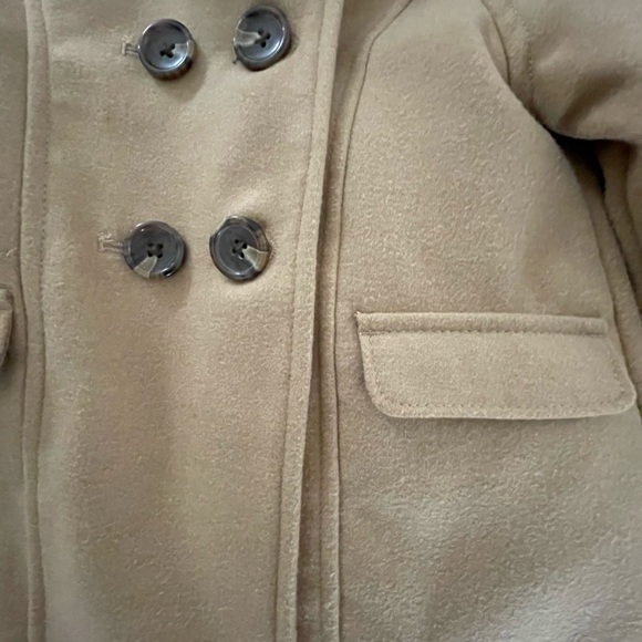 Girls peacoat camel tan NEW without tags - Picture 3 of 4